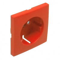 90632 TLR Лицевая панель для розетки 2к+з с защитными шторками, оранжевая, Efapel