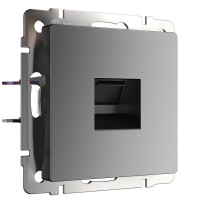 W1181064 Розетка Ethernet RJ-45 (графит матовый)