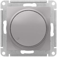 ATN000334 Светорегулятор (диммер) поворотно-нажимной Schneider Electric AtlasDesign, 315Вт, мех., алюминий