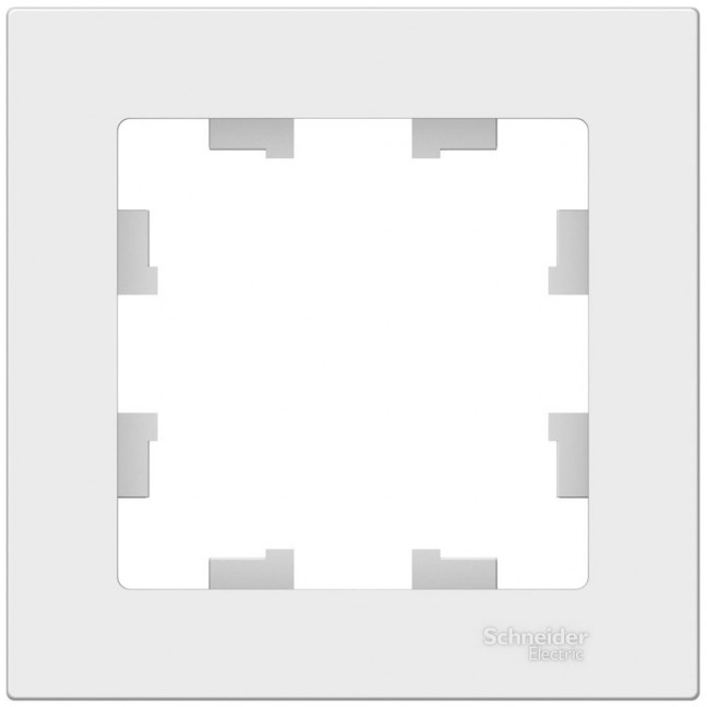 ATN000101 1-постовая рамка Schneider Electric AtlasDesign, белый