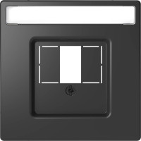 Центральная накладка для TAE/Audio/USB Schneider Electric Merten D-Life, антрацит