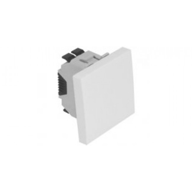 45071 SBM Проходной выключатель Efapel Quadro 45 - 2 модуля, матовый белый