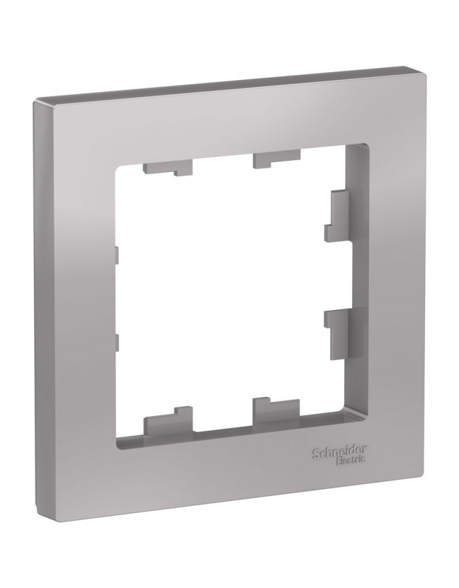ATN000301 1-постовая рамка Schneider Electric AtlasDesign, алюминий