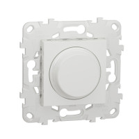 NU551418 Механизм LED светорегулятор поворотно-нажимной Schneider Electric Unica Studio / Pure, 5-200 Вт, белый