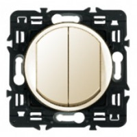 Панель лицевая Legrand Celiane для кнопочного выключателя (слоновая кость) 66201