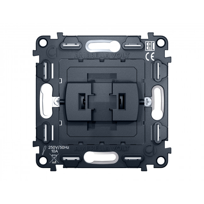 VM112 Механизм 1-клавишного перекрестного выключателя 10A-250V QUANT Ambrella Volt