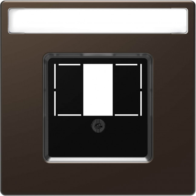 Центральная накладка для TAE/Audio/USB Schneider Electric Merten D-Life, мокко