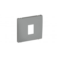 50751 TPR Лицевая панель для розетки RJ-45 21453 Efapel, серебро