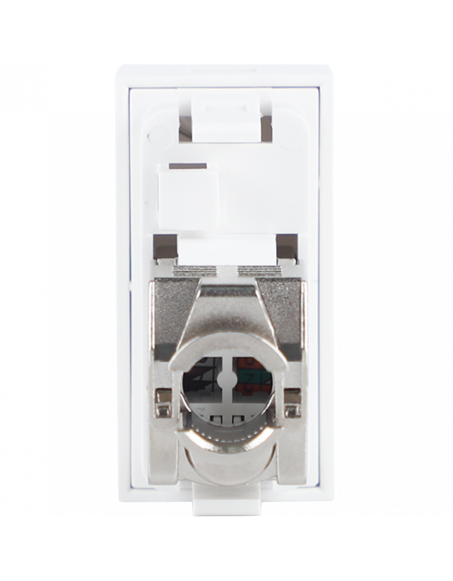 Розетка DEC RJ45 FTP кат.6, 1мод., бел. (22.5х45мм), серия (тип) DEC