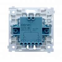 Механизм жалюзийного выключателя 2-клавишный с блокировкой 10 A 250 В~, серия DA