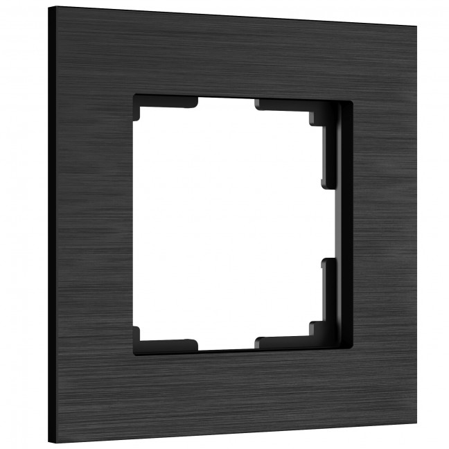 Рамка на 1 пост AluMax (черный алюминий) W0013508