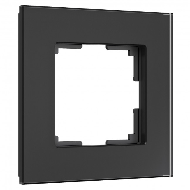 Рамка на 1 пост Senso (черный, стекло soft-touch) W0013108